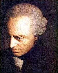 Immanuel Kant - Portrait photograph