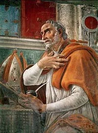 Saint Augustine of Hippo - Portrait photograph